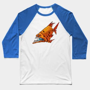 Angry Fish Baseball T-Shirt